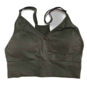 Pink Victoria's Secret Green Sports Bra XS S NWT